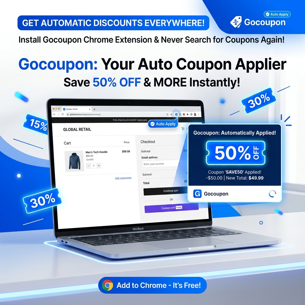 Auto Coupon Applier — Gocoupon's Chrome Extension